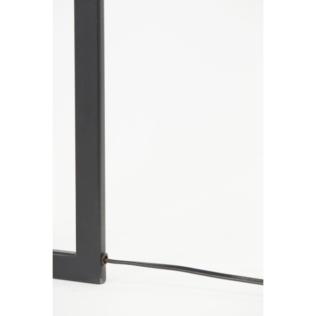 Industriele vloerlamp met witte kap Light & Living Mace - Afbeelding 4