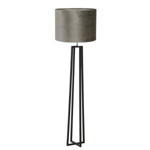 Moderne vloerlamp met grijze kap Light & Living Miley