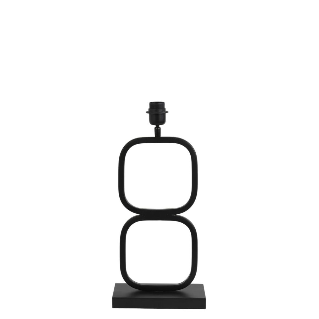 Trendy 8-vormige tafellamp met witte kap Light & Living Lutika - Afbeelding 2