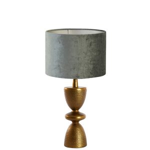 klassieke gouden tafellamp met groene kap Light & Living Smith