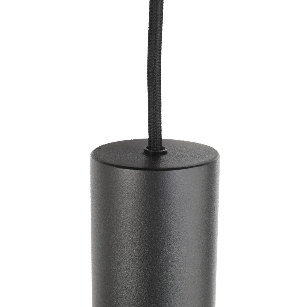 Zwarte hanglamp 9-lichts kokers/glasbollen Steinhauer Bollique led - Afbeelding 10