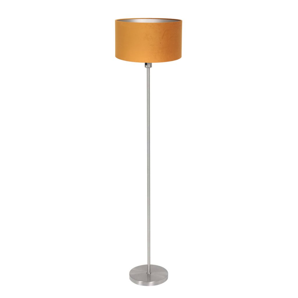 Mexlite Noor vloerlamp - Ø 40 cm - E27 fitting - Okergeel