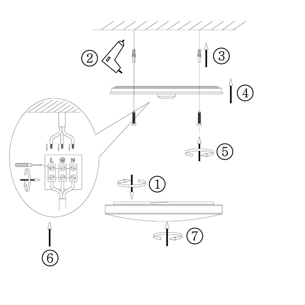 mexlite-plafonniere-galaxy-staal-kunststofmetaal-ø28cm-led-7830st-1