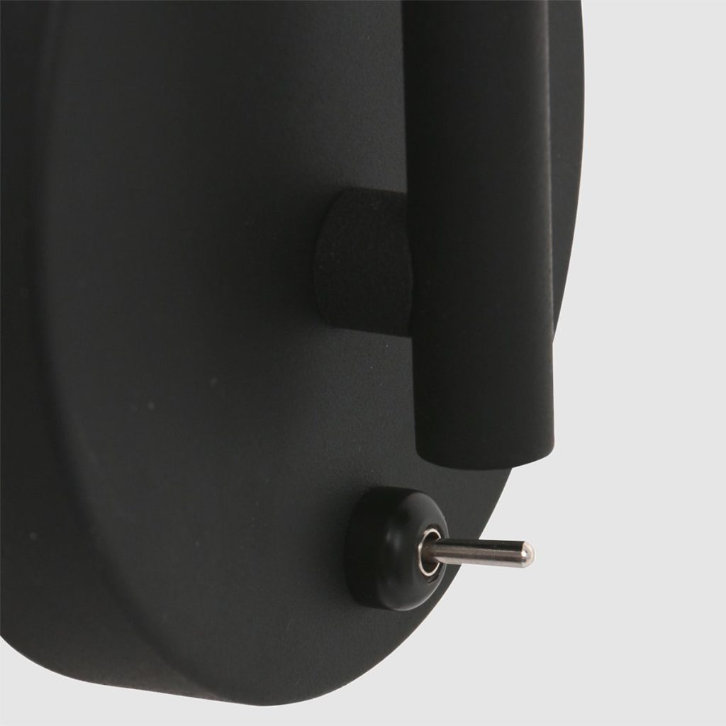 Moderne zwarte wandlamp metaal Steinhauer Natasja led - Afbeelding 10