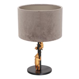 annelighting-tafellamp-animaux-zwart-metaalveloursstof-ø20cm-e27-8234zw-1