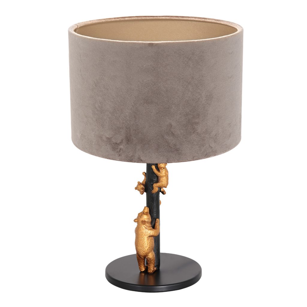annelighting-tafellamp-animaux-zwart-metaalveloursstof-ø20cm-e27-8234zw-1