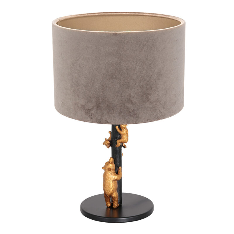 annelighting-tafellamp-animaux-zwart-metaalveloursstof-ø20cm-e27-8234zw-1