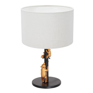 annelighting-tafellamp-animaux-zwart-linnenmetaal-ø20cm-e27-8232zw-1