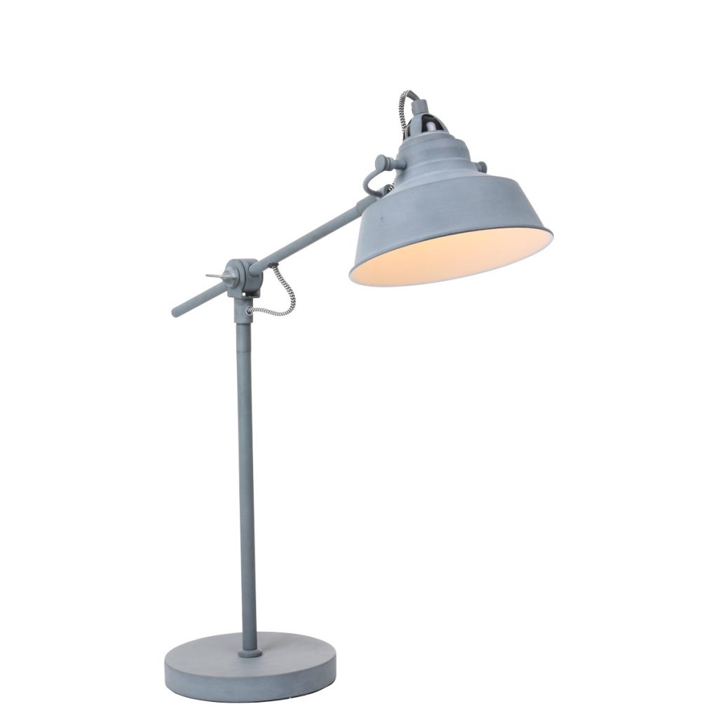 mexlite-tafellamp-nove-grijs-metaal-ø18cm-e27-1321gr-1
