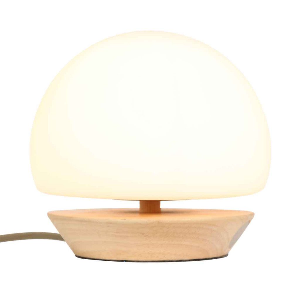 Moderne naturel houten tafellamp glas Steinhauer Ancilla - Afbeelding 14