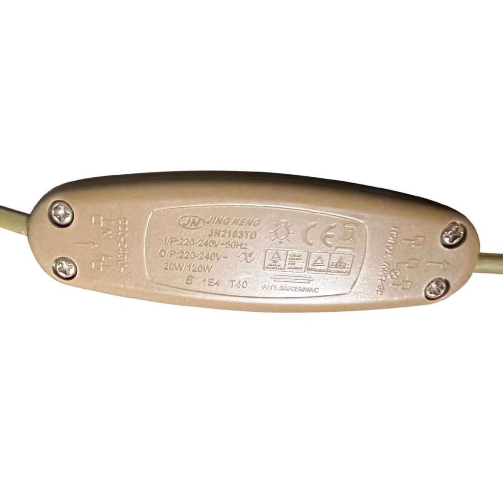 Klassieke bronzen metalen glazen tafellamp Steinhauer Ancilla - Afbeelding 11