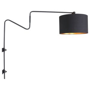 annelighting-wandlamp-linstrom-zwart-metaalstof-schemerlamp-e27-2131zw-1