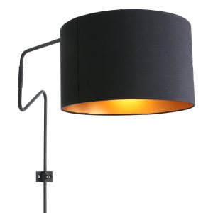 annelighting-wandlamp-linstrom-zwart-metaalstof-schemerlamp-e27-2131zw-1