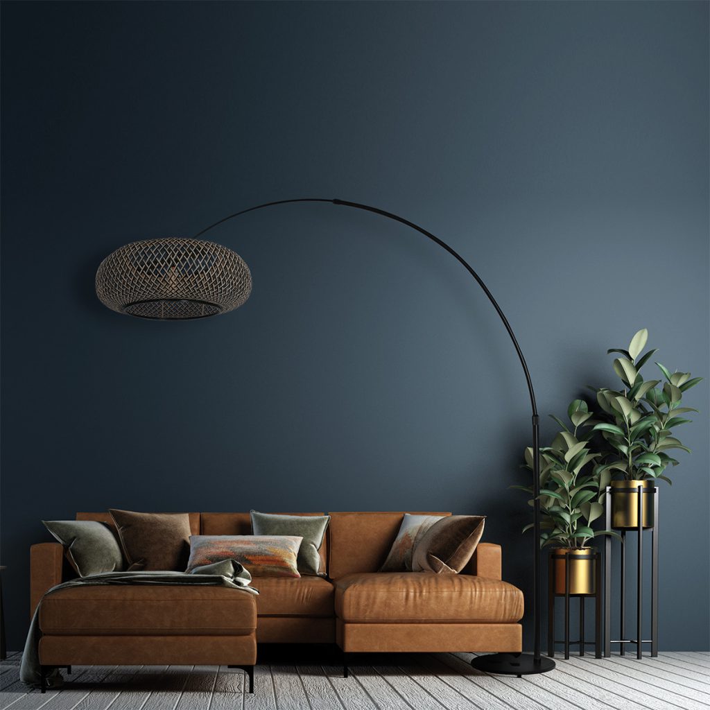 Booglamp met gevlochten kap Steinhauer Sparkled light - Afbeelding 3