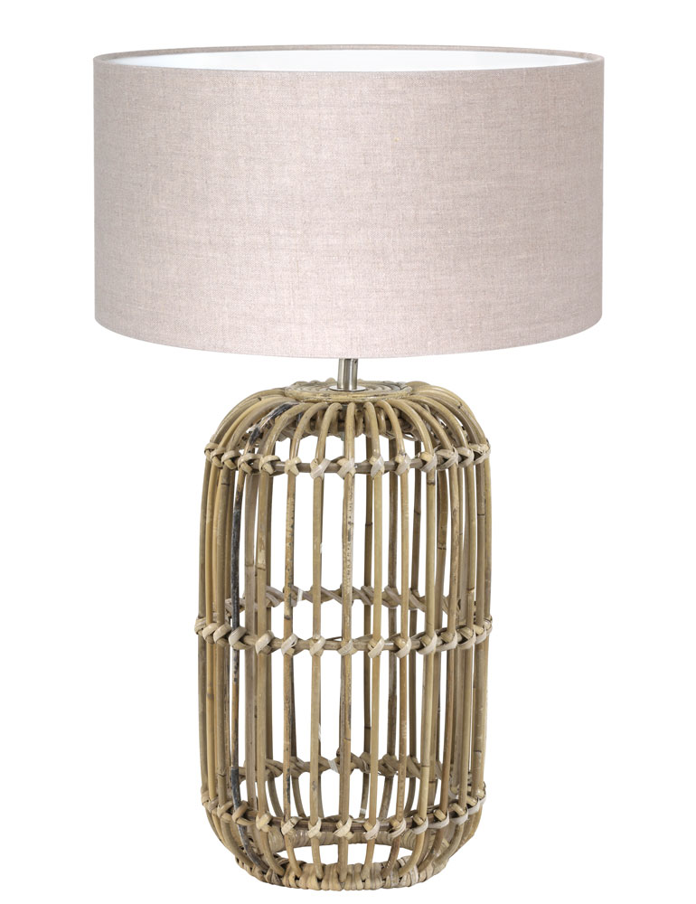 botanische-lampenvoet-met-beige-linnen-kap-light-living-seram-bamboe-7025b-1