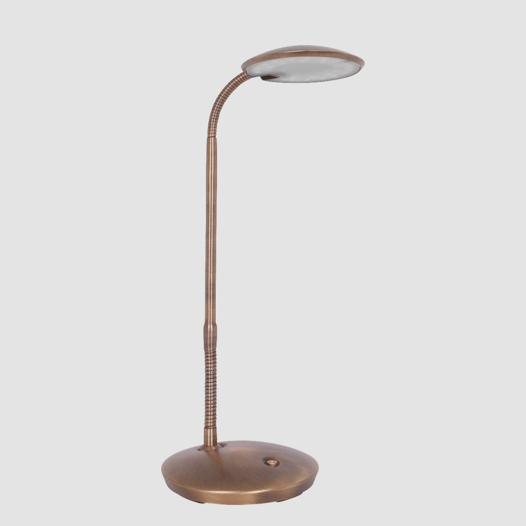 Bronzen design bureaulamp Steinhauer Zenith led - Afbeelding 15