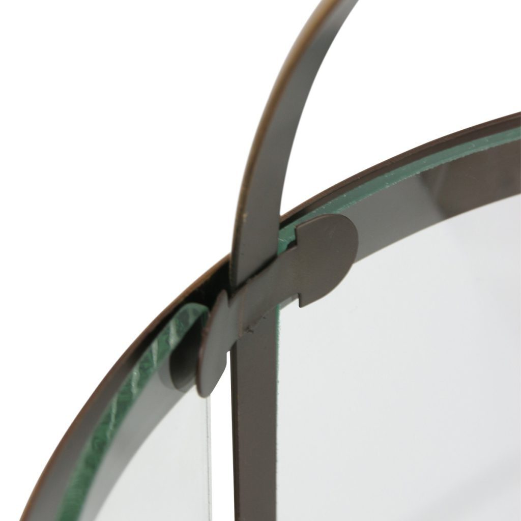 Bronzen 2-lichts hanglamp lantaarn glas Steinhauer Pimpernel - Afbeelding 6