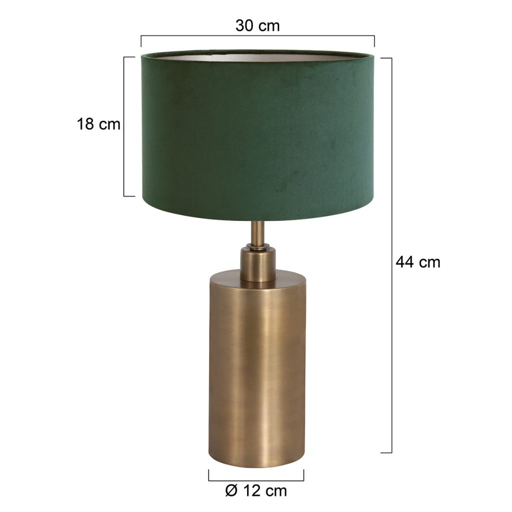 bronzen-schemerlamp-met-groene-fluwelen-kap-tafellamp-steinhauer-brass-brons-en-groen-7310br-5