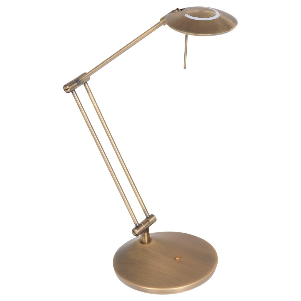 bronzen-tafellamp-met-knikarm-steinhauer-zodiac-led-2109br-1