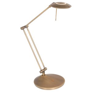 bronzen-tafellamp-met-knikarm-steinhauer-zodiac-led-2109br