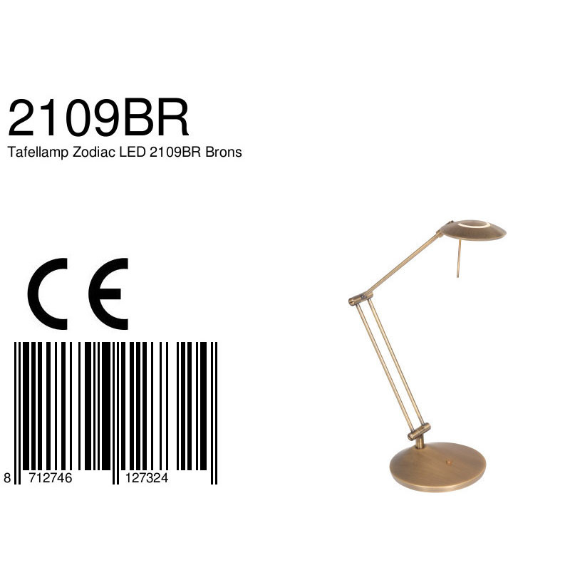 bronzen-tafellamp-met-knikarm-steinhauer-zodiac-led-2109br-6