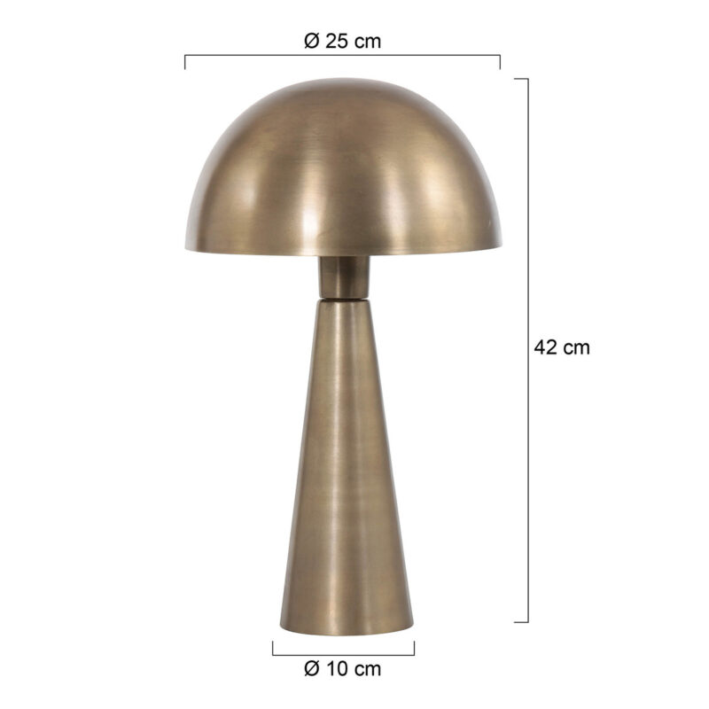steinhauer-tafellamp-pimpernel-brons-metaal-ø25cm-e27-3306br-1