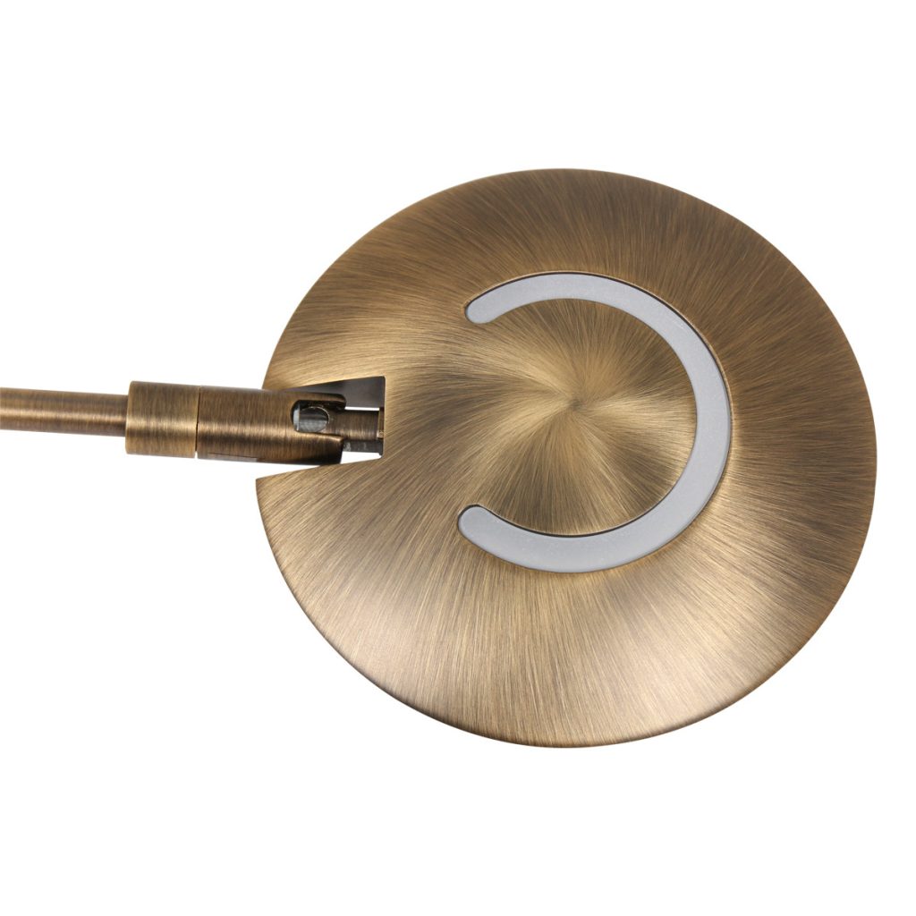 Bronzen uplight met leeslamp Steinhauer Zodiac led - Afbeelding 16