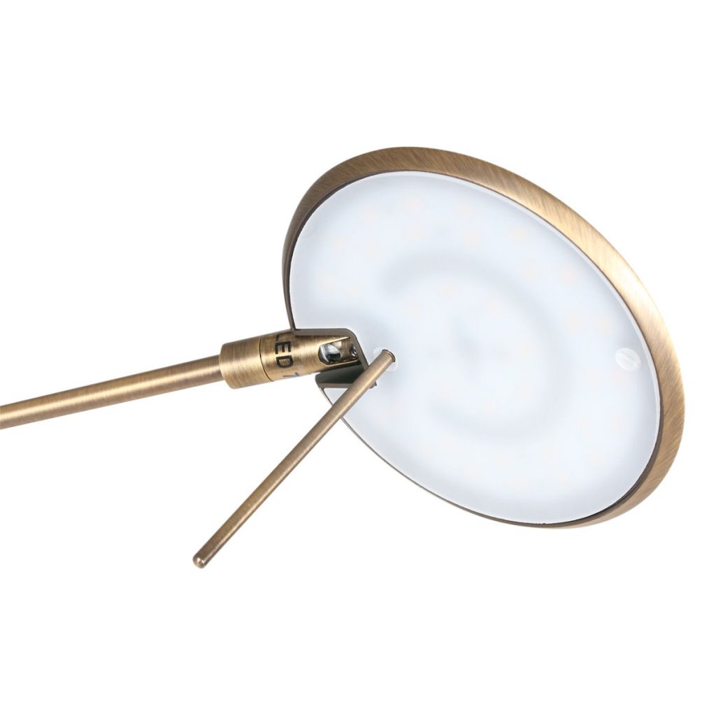 Bronzen uplight met leeslamp Steinhauer Zodiac led - Afbeelding 17