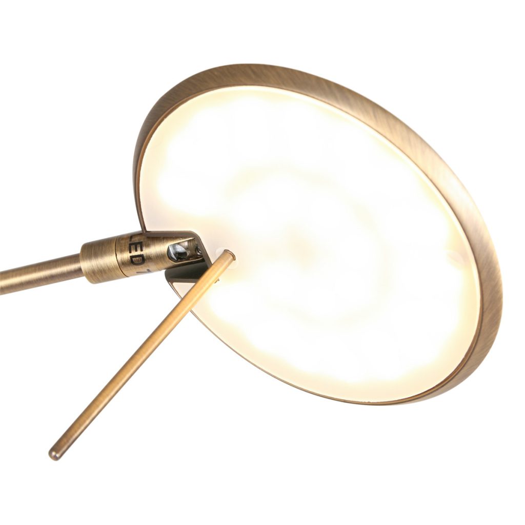 Bronzen uplight met leeslamp Steinhauer Zodiac led - Afbeelding 18