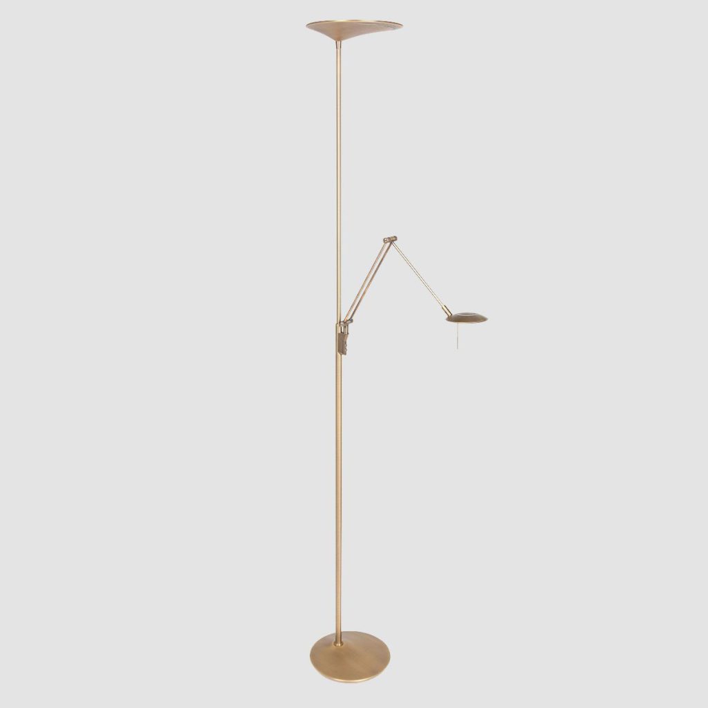Bronzen uplight met leeslamp Steinhauer Zodiac led - Afbeelding 21