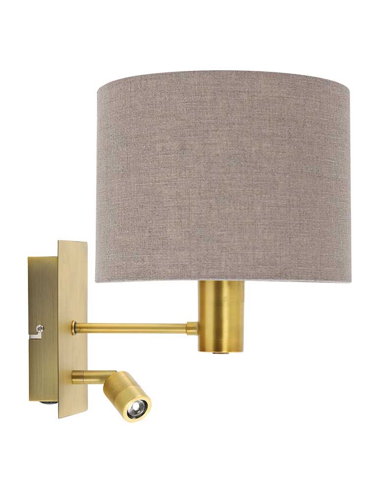 bronzen-wandlamp-met-taupe-kap-light-living-montana-3587br-1