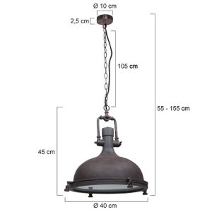 mexlite-hanglamp-eliga-bruin-glasmetaal-ø40cm-e27-7636b-1