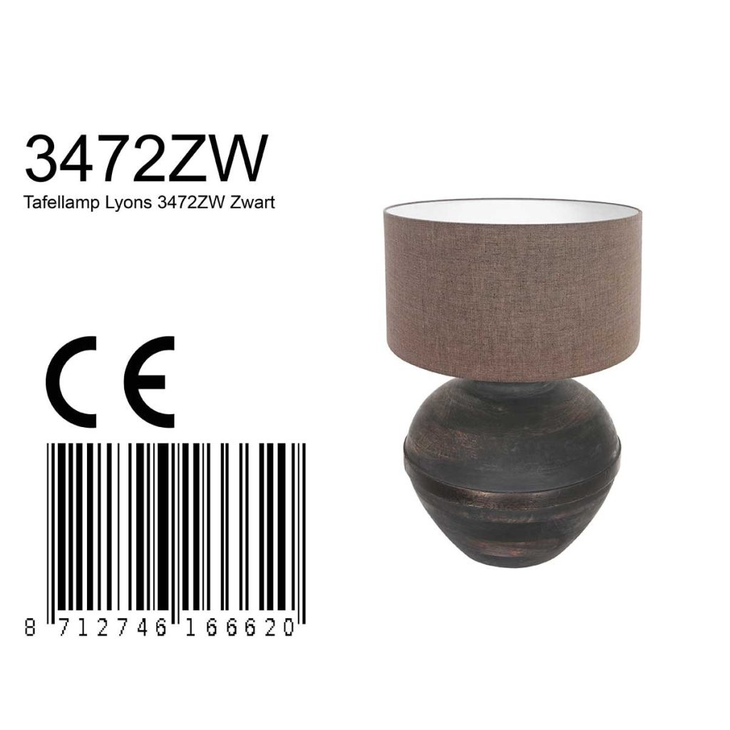 annelighting-tafellamp-lyons-zwart-houtstof-ø40cm-e27-3472zw-1