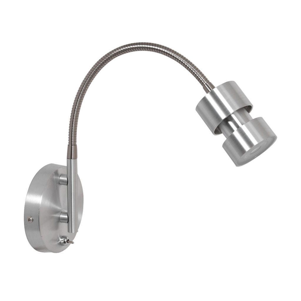 Moderne stalen metalen wandlamp Steinhauer Natasja led - Afbeelding 2