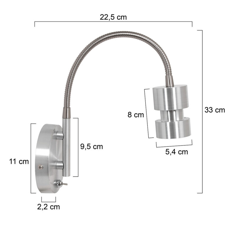 steinhauer-wandlamp-natasjaled-staal-metaal-bedlampje-gu10-3094st-1
