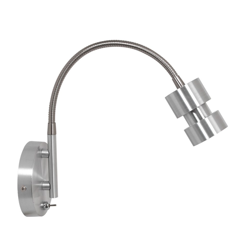 Moderne stalen metalen wandlamp Steinhauer Natasja led - Afbeelding 9