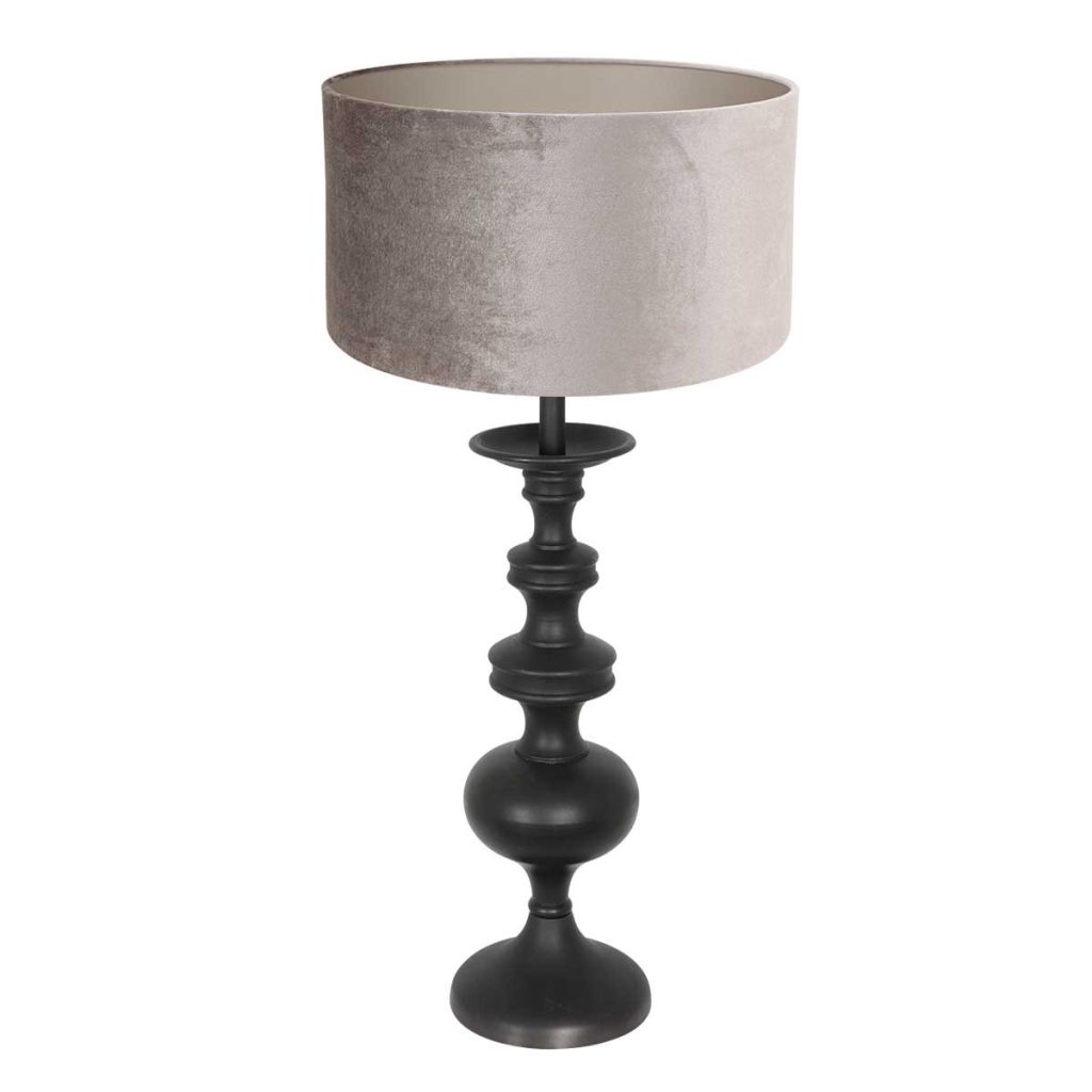 annelighting-tafellamp-lyons-zwart-metaalstof-ø40cm-e27-3483zw-1