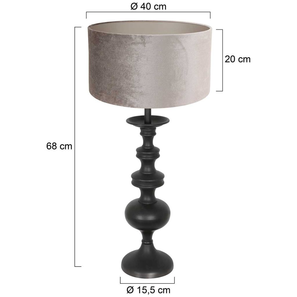 annelighting-tafellamp-lyons-zwart-metaalstof-ø40cm-e27-3483zw-1