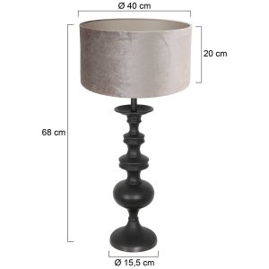 annelighting-tafellamp-lyons-zwart-metaalstof-ø40cm-e27-3483zw-1