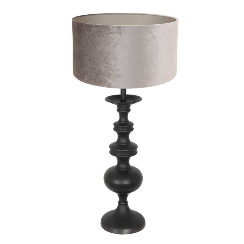 annelighting-tafellamp-lyons-zwart-metaalstof-ø40cm-e27-3483zw-1