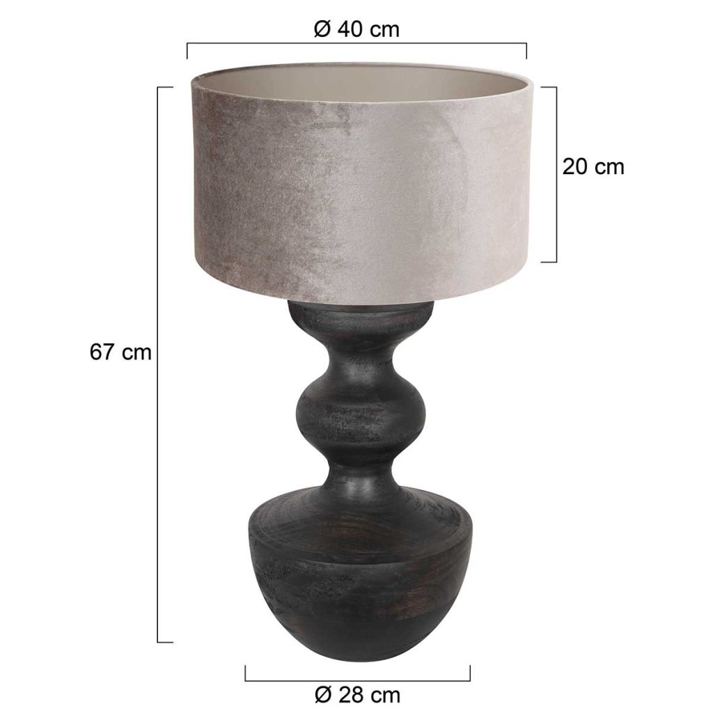 annelighting-tafellamp-lyons-zwart-houtveloursstof-ø40cm-e27-3476zw-1