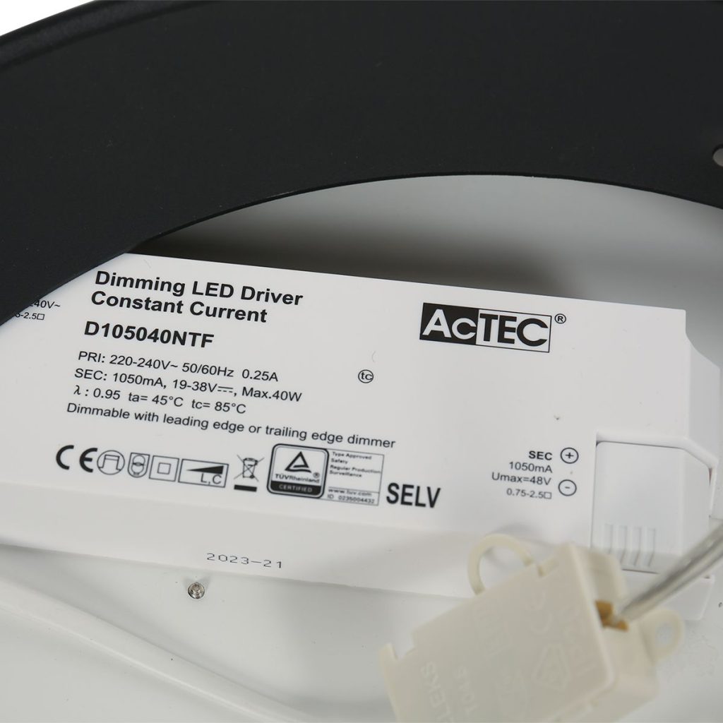 Chique Zwart Ringvormige LED Plafondlamp Steinhauer Mykty - Afbeelding 11