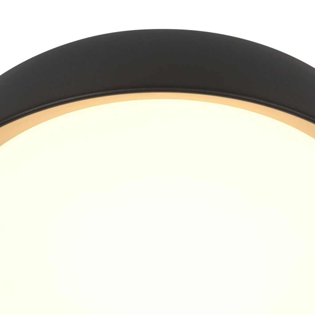 Chique Zwart Ringvormige LED Plafondlamp Steinhauer Mykty - Afbeelding 4
