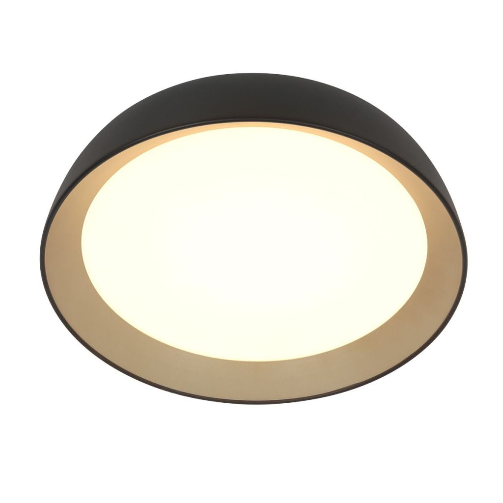 Chique Zwart Ringvormige LED Plafondlamp Steinhauer Mykty - Afbeelding 7