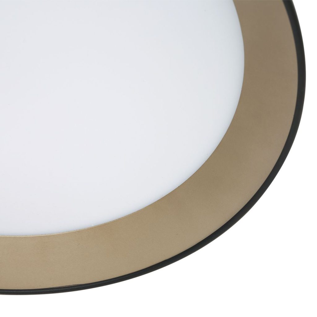Chique Zwart Ringvormige LED Plafondlamp Steinhauer Mykty - Afbeelding 9