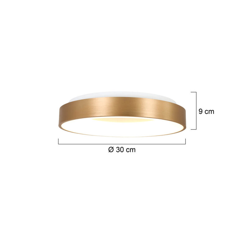 steinhauer-plafonniere-ringlede-goud-kunststofmetaal-ø30cm-led-3086go-1