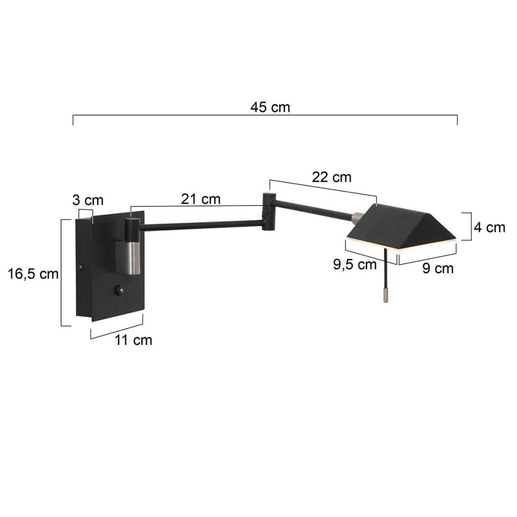 Design LED wandlamp Steinhauer Retina - Afbeelding 6