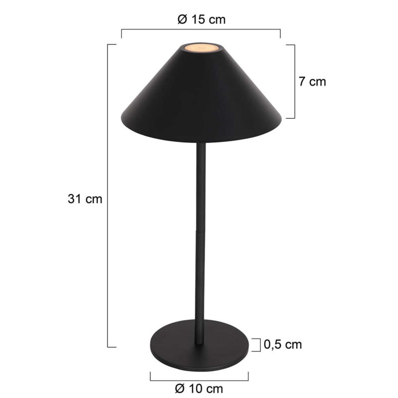 steinhauer-tafellamp-ancilla-zwart-kunststofmetaal-ø15cm-led-3353zw-1