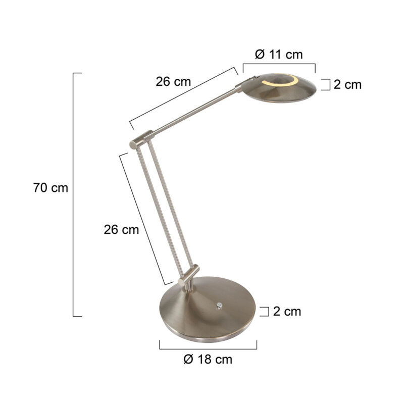 steinhauer-tafellamp-zodiacled-staal-kunststofmetaal-ø18cm-led-2109st-1