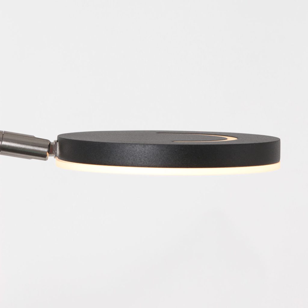 Flexibele ronde vloerlamp zwart Steinhauer Soleil - Afbeelding 14
